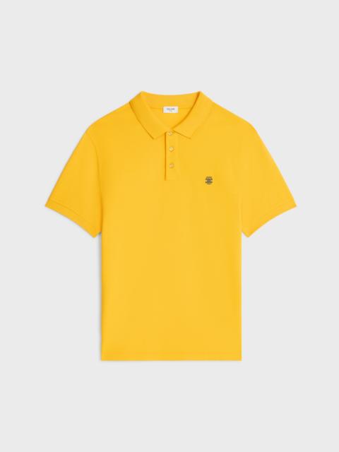 CELINE polo shirt IN PIQUE COTTON JERSEY