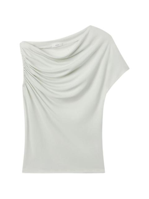 A.L.C. draped one-shoulder tee