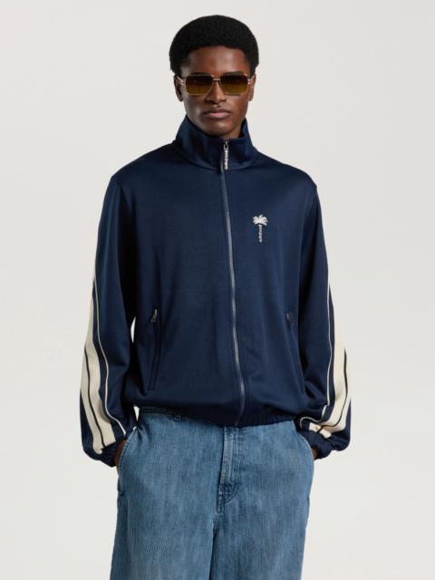 Palm Angels Palm Tree Striped Track Jacket