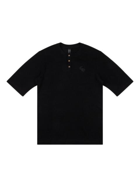 Chrome Hearts Henley short-sleeve T-shirt