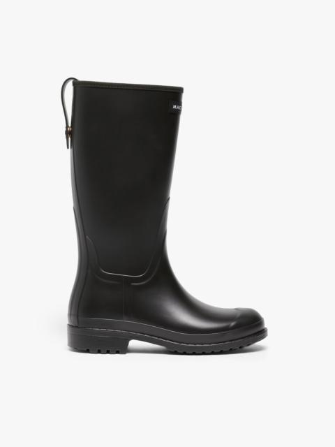 Mackintosh ABINGTON BLACK SHORT WELLINGTON BOOTS | LB-1002