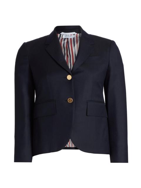Thom Browne Women's High Armhole Wool Sport Coat - Navy