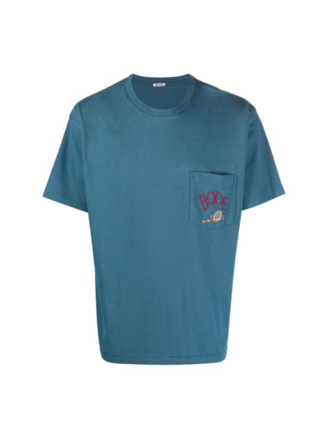 Sweet Pine logo-embroidery T-Shirt
