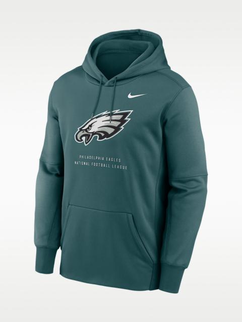 Nike Philadelphia Eagles Men's Nike Therma NFL Pullover Hoodie