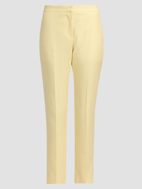 Alexander McQueen Women's Wool Cigarette Trousers - Sherbet