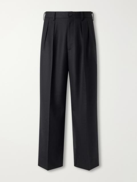 Comme des Garçons Homme Wide-Leg Pleated Wool Trousers