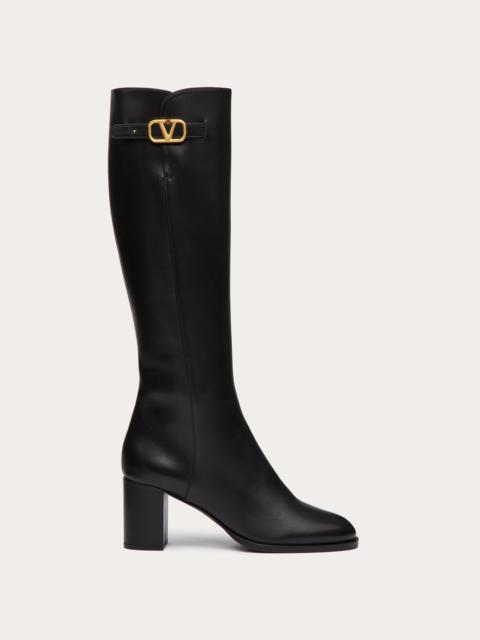 Valentino VLOGO SIGNATURE CALFSKIN BOOT 70MM