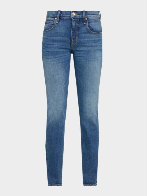 SLVRLAKE Naomi Low-Rise Slim Straight-Leg Jeans