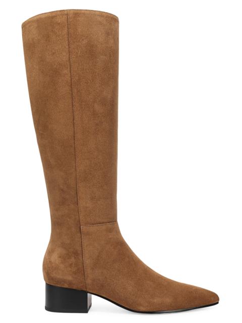 Vince Women's Adan 40MM Suede Knee-High Boots - Elmwood