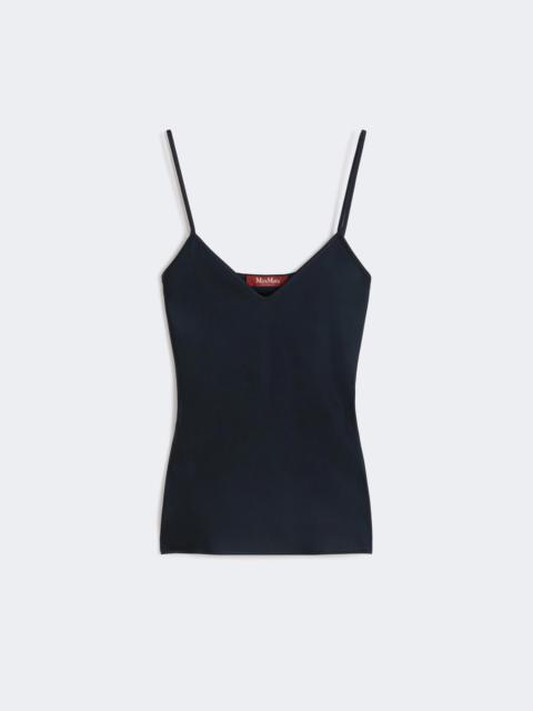 Max Mara ONDE Envers satin camisole top - MIDNIGHTBLUE