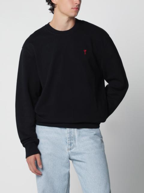 AMI Paris Black Ami De Coeur sweatshirt