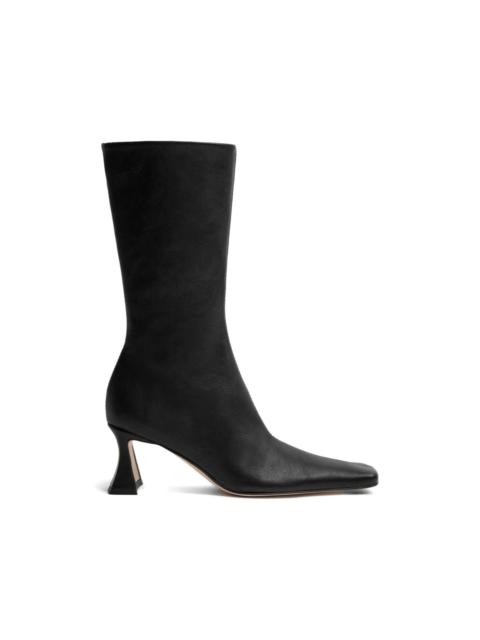 MIISTA Araxi square-toe leather ankle boots