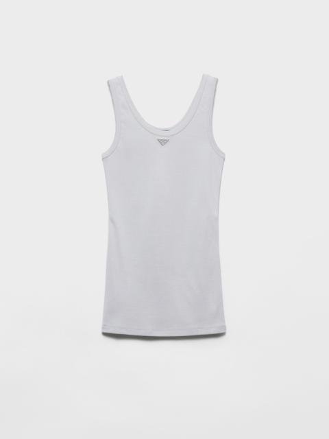 Prada Ribbed knit tank top