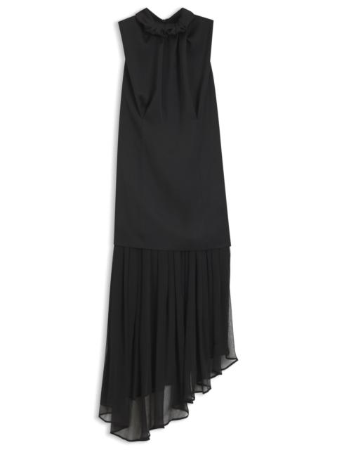HUGO HUGO X ENTIRE STUDIOS SATIN AND CHIFFON DRESS