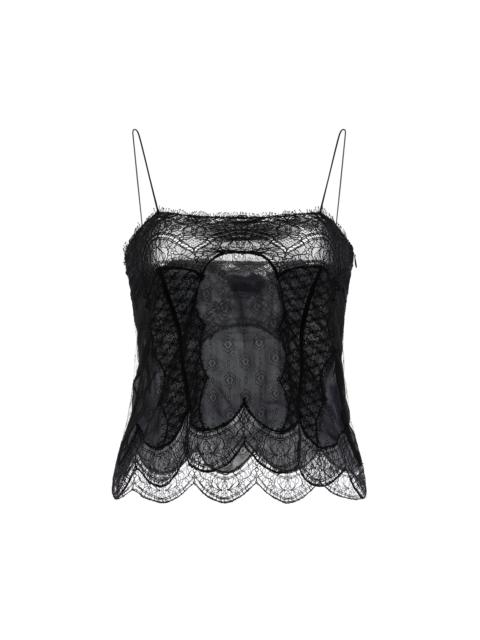 MICRODESIGN TATTOO LACE TOP