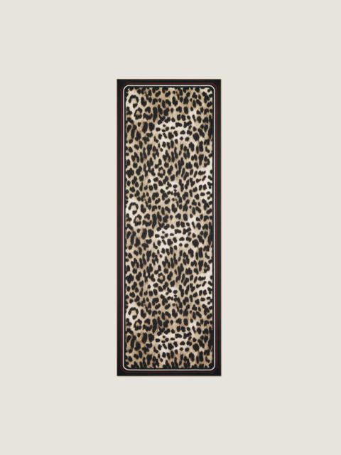 Givenchy STOLE IN SILK CHIFFON WITH LEOPARD PRINT