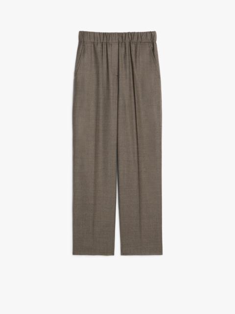 WEEKEND Max Mara HATELEY Comfort-fit flannel trousers