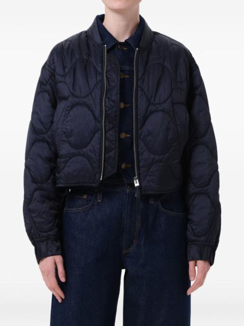 AGOLDE quilted bomber jacket