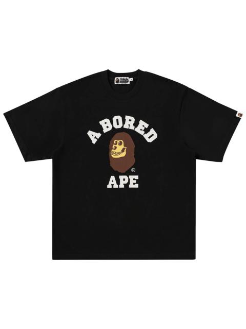 BAPE Foil Bape College Ring Tee Black