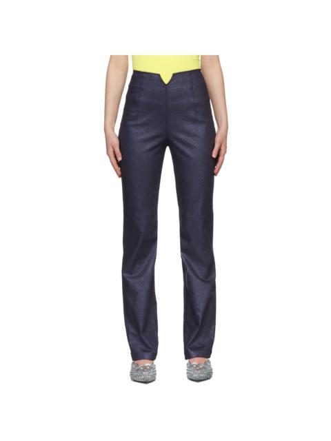 MAISIE WILEN Indigo Shimmer Contra Jeans