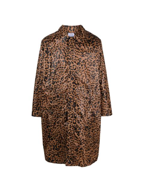 leopard-print coat