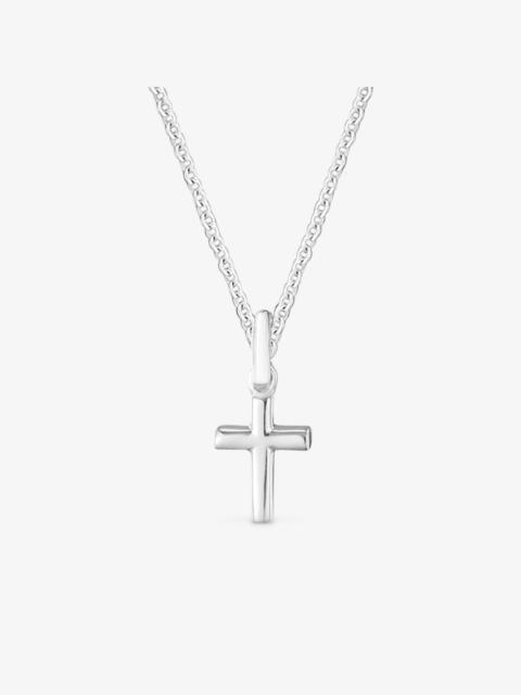 TOUS Short silver Necklace with cross TOUS Motifs