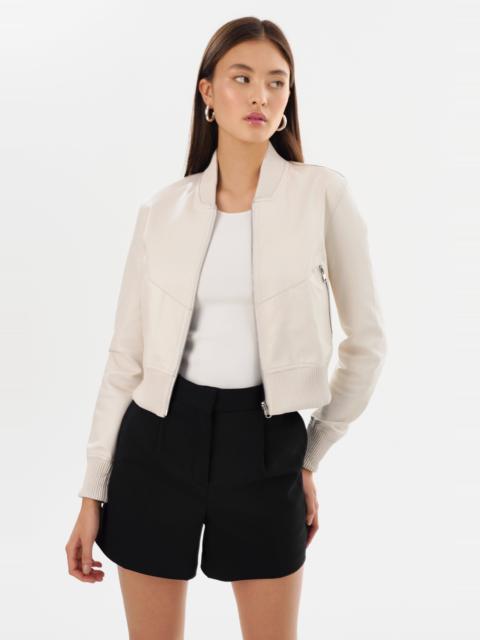 LAMARQUE KORDELLA | Reversible Leather Bomber Jacket