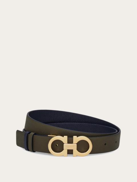 FERRAGAMO Gancini reversible and adjustable belt