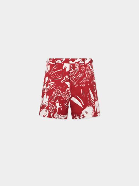 DSQUARED2 DANCING FLOWERS DAN SHORTS