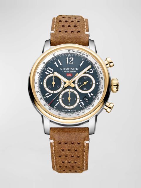 40mm Mille Miglia Classic Chronograph Watch, Blue
