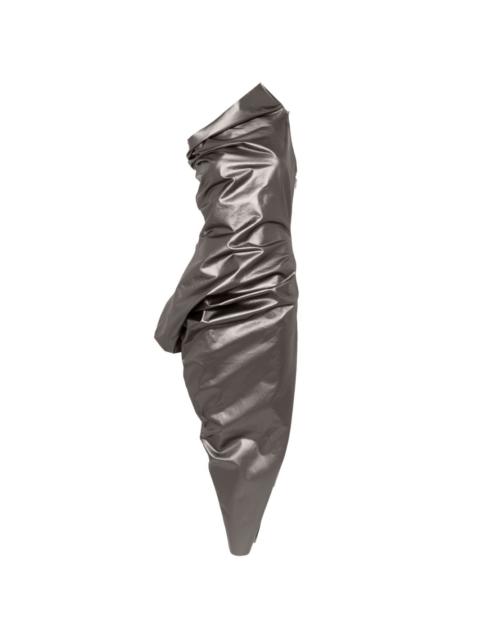 Rick Owens Walrus metallic-effect maxi dress