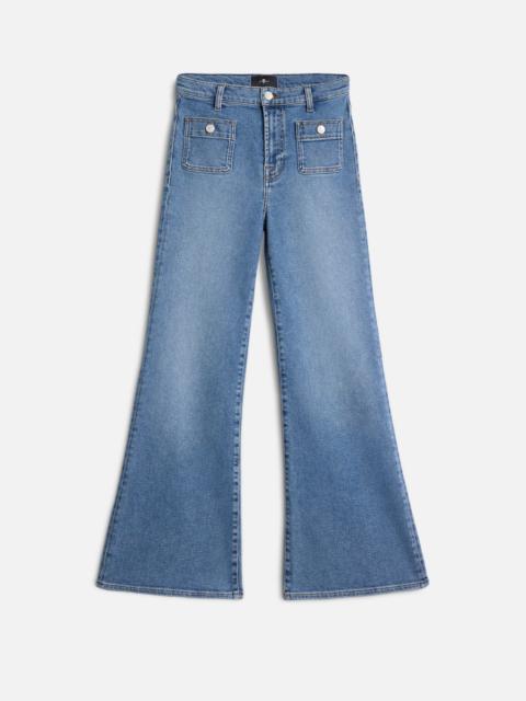 7 For All Mankind PETITE MODERN DOJO in Luxe Vintage Oceanstone