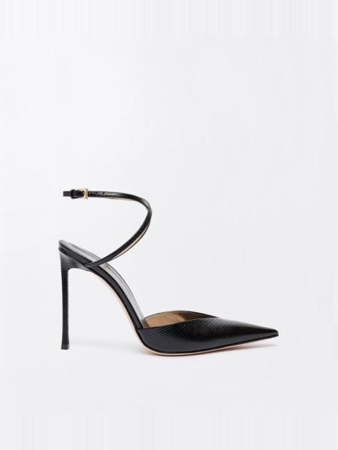 TOM FORD KARUNG-EFFECT EMBOSSED LEATHER SELEN PUMP