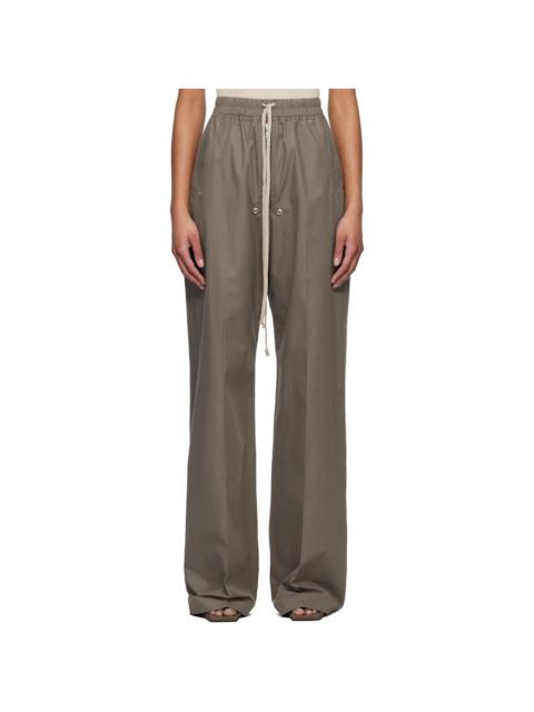 Rick Owens Gray Hollywood Wide Bela Lounge Pants