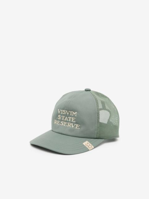 visvim mesh-panelled embroidered cap