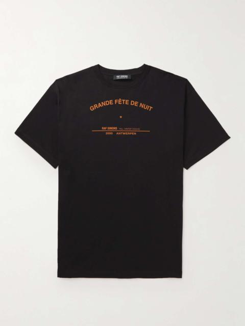 Raf Simons Printed Cotton-Jersey T-Shirt