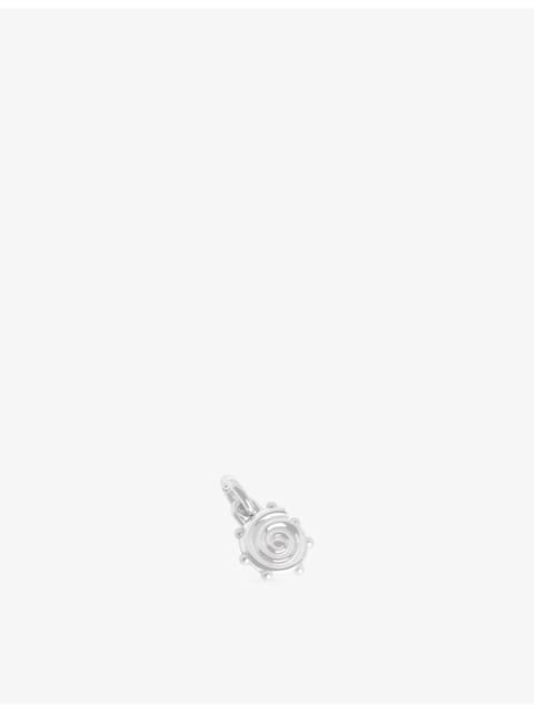 ASTRID & MIYU Solstice Rhodium-Plated Sterling-Silver and Pearl Clip Charm