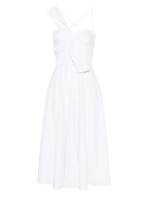 VIKTOR & ROLF bow drape midi dress