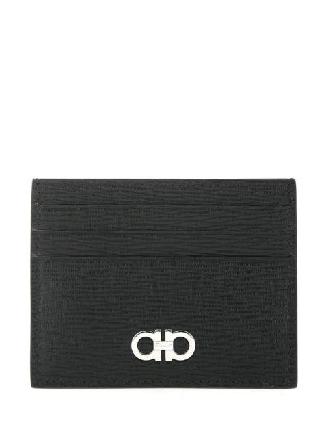 FERRAGAMO Gancini Card Holder In Calfskin