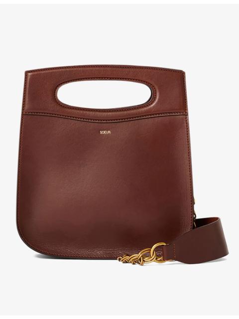 soeur Cheri leather tote bag
