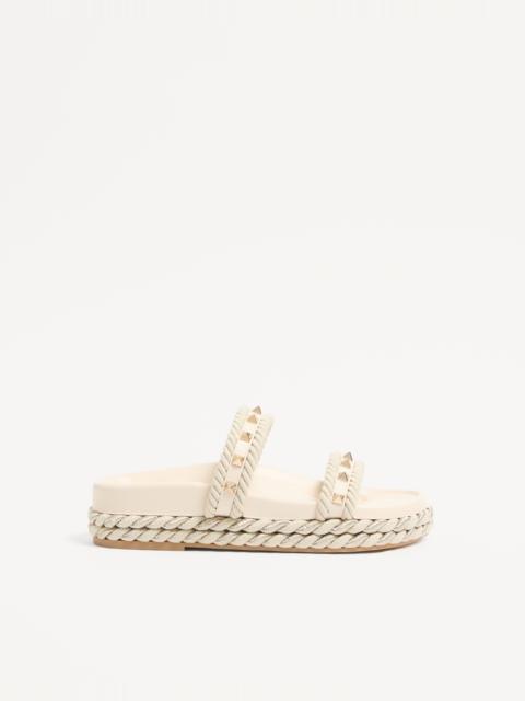 Valentino ROCKSTUD SLIDE SANDAL IN CALFSKIN 20MM