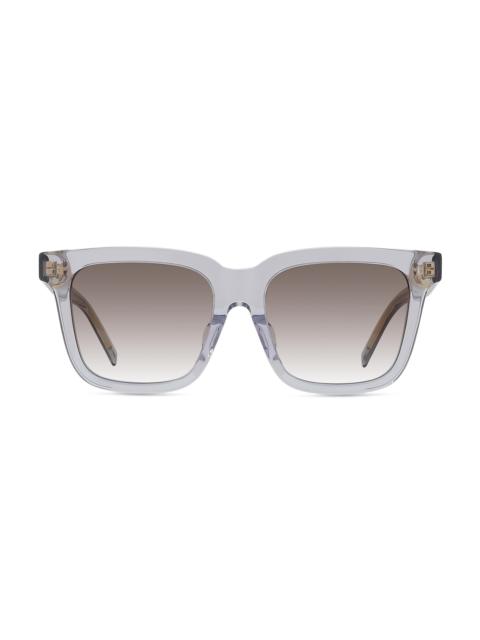 Givenchy Men's GV Day Rose Rectangular Sunglasses - Translucent Grey Gradient