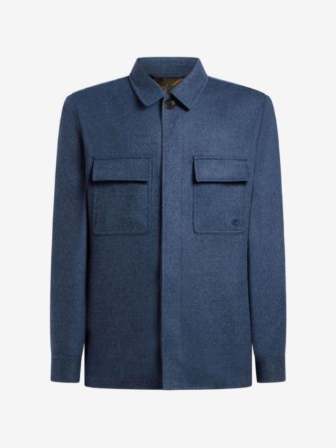 Etro cashmere and wool cloth overshirt