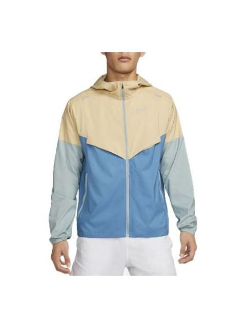 Nike Colorblock Splicing Casual Jacket Brown CZ9071-252