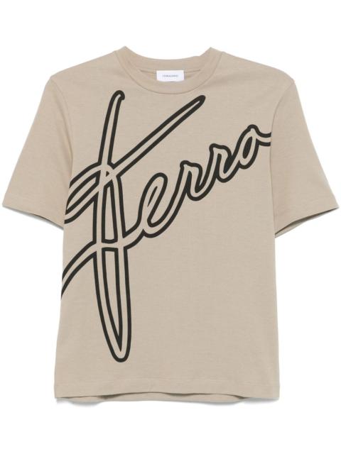 FERRAGAMO logo-print T-shirt