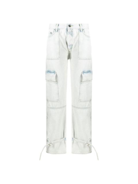 Off-White Graffiti wide-leg jeans