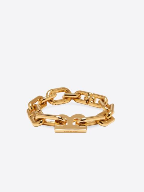 BALENCIAGA B Chain Thin Bracelet in Gold