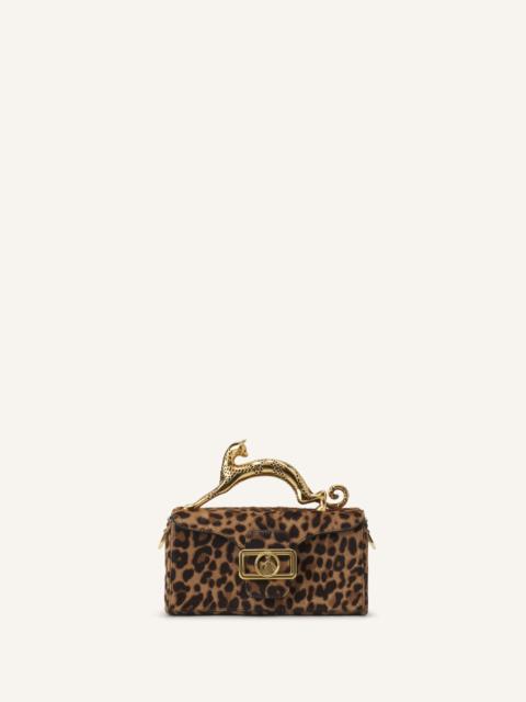 Lanvin NANO PENCIL CAT BAG IN LEOPARD PRINT