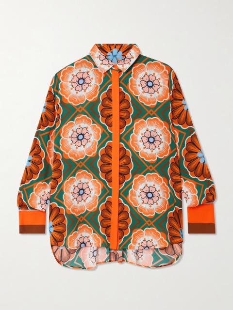 BORGO DE NOR Nova Printed Crepe Shirt