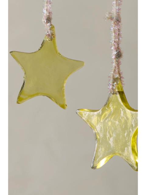 FREE PEOPLE Small Glass Star Ornament
